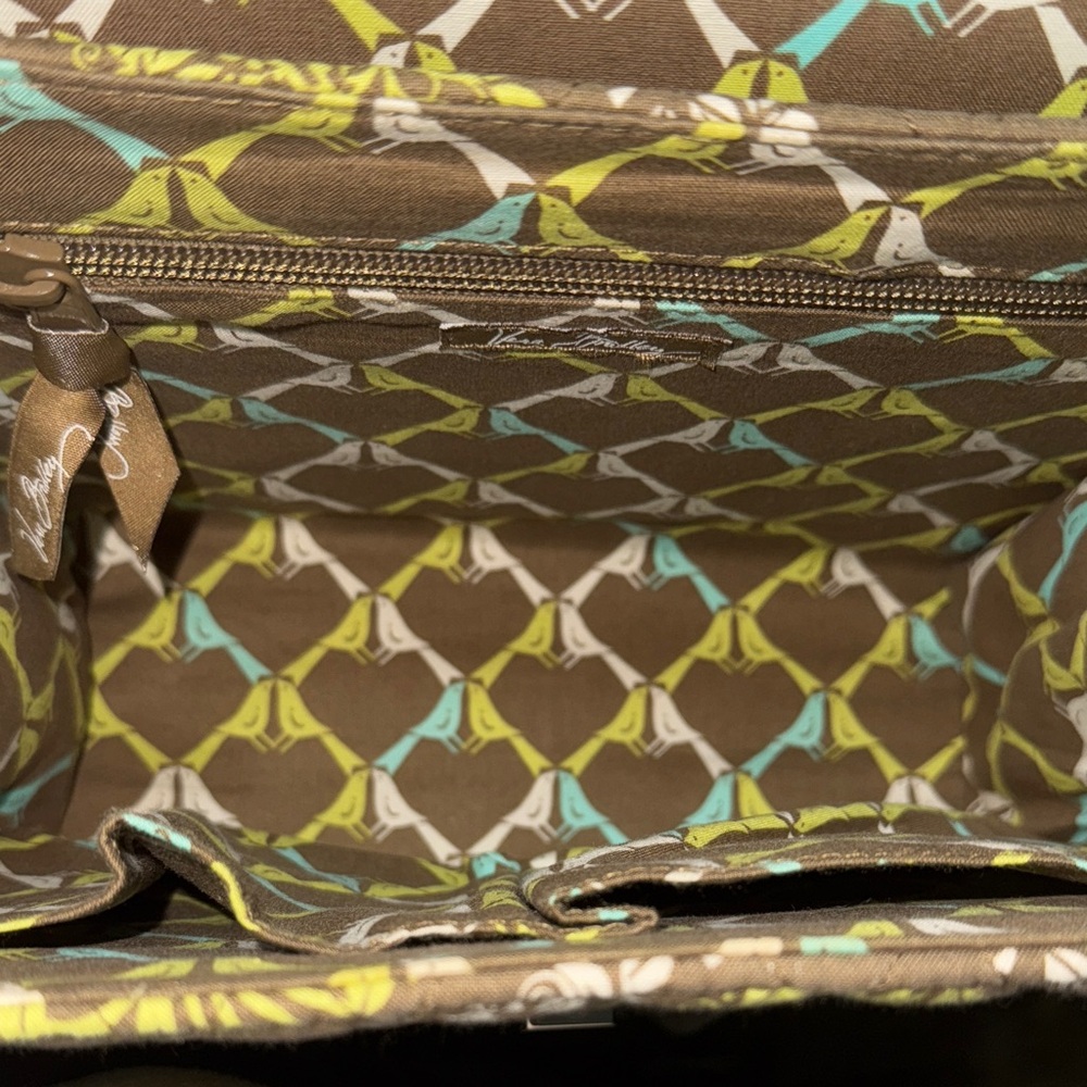 Vera Bradley Retired Sittin in a tree Julia Convertible Handbag - Picture 5 of 8